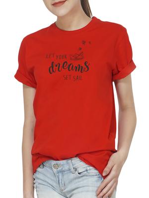 Quirky text round neck tee - 15718799 - Standard Image - 2