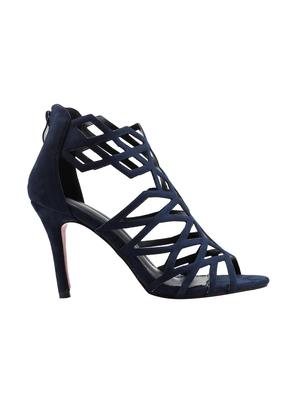 navy suede gladiators sandals - 15720703 - Standard Image - 2