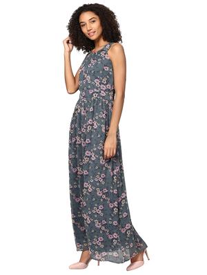 smocking detail sleeveless maxi dress - 15721046 - Standard Image - 2