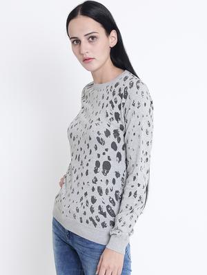 ribbed edge crew neck pullover - 15721732 - Standard Image - 2