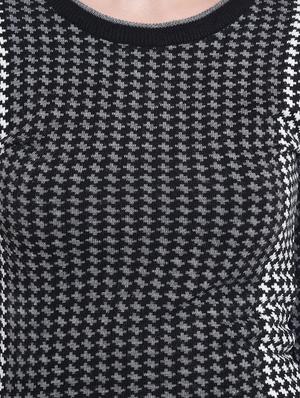 crew neck ribbed edge pulover - 15721735 - Standard Image - 5