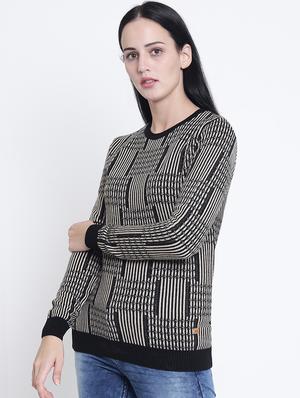 crew neck ribbed edge pullover - 15721737 - Standard Image - 2
