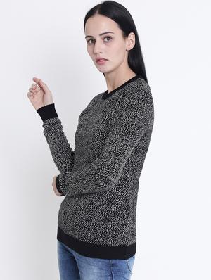 crew neck ribbed edge pullover - 15721738 - Standard Image - 2