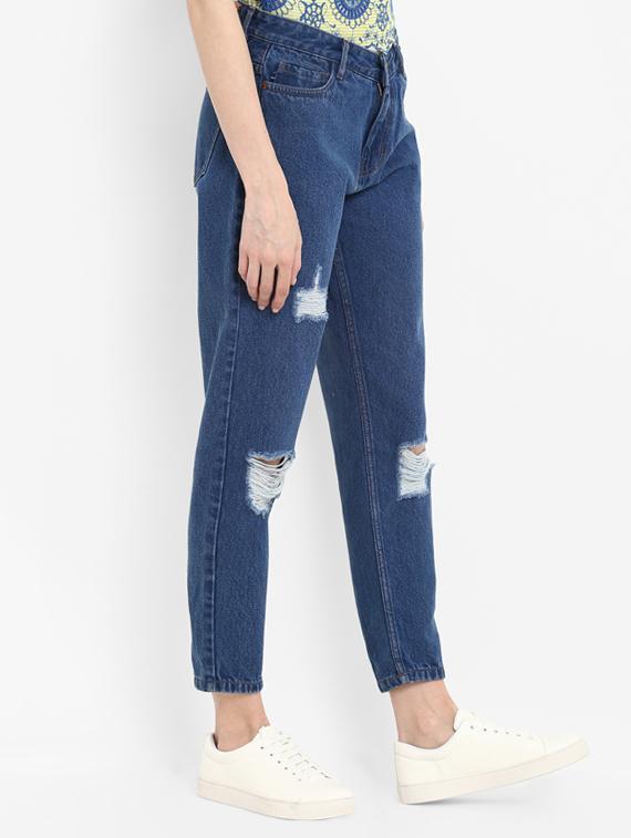 distressed boyfriend jeans - 15721918 - Zoom Image - 2