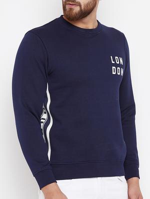 navy blue cotton sweatshirt - 15722227 - Standard Image - 2