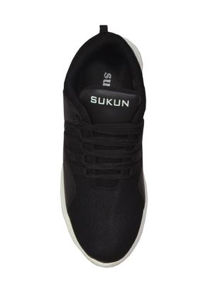 black mesh lace up sneakers - 15724042 - Standard Image - 5