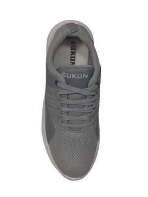 grey mesh lace up sneakers - 15724044 - Standard Image - 5