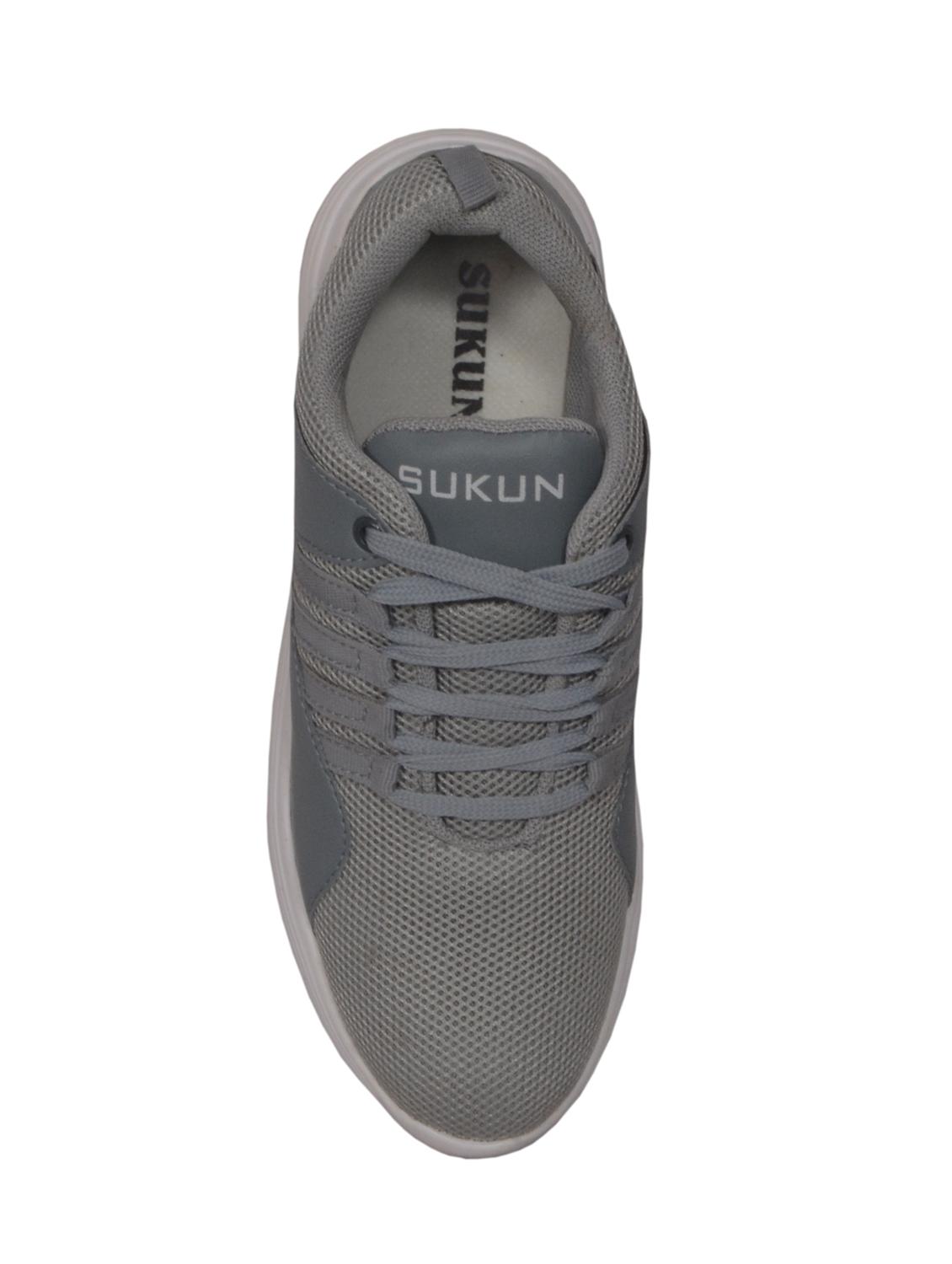 grey mesh lace up sneakers - 15724044 - Zoom Image - 5