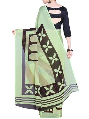 geometrical printed saree with blouse - 15724733 - Standard Image - 2