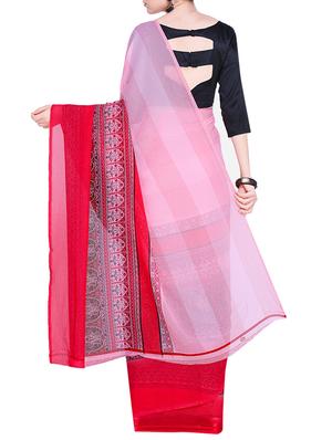 paisley printed saree with blouse - 15724735 - Standard Image - 2