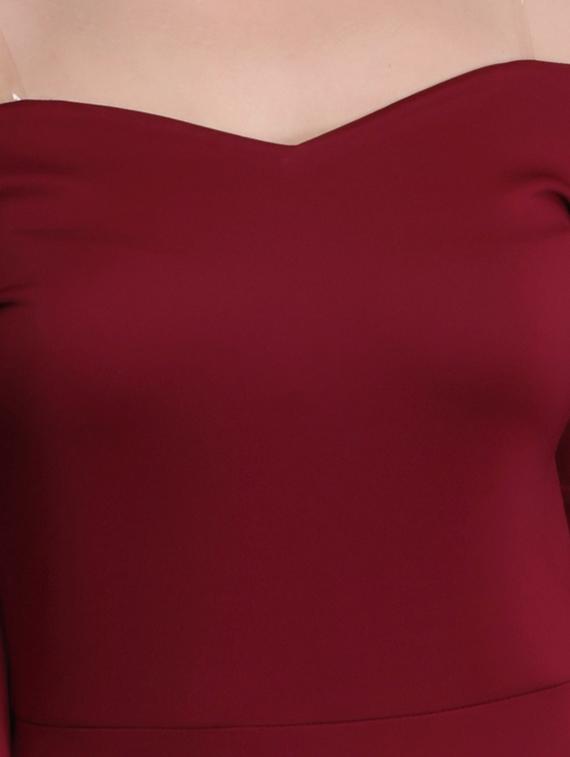 bell sleeved off shoulder dress - 15726259 - Zoom Image - 5