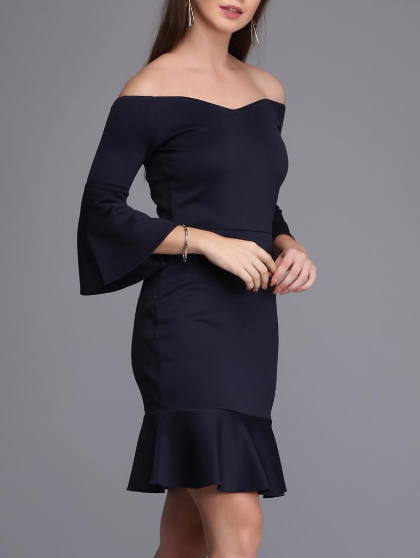 bell sleeved off shoulder dress - 15726260 - Zoom Image - 2