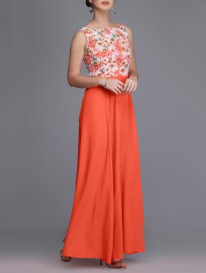 floral lace maxi dress - 15726267 - Standard Image - 2