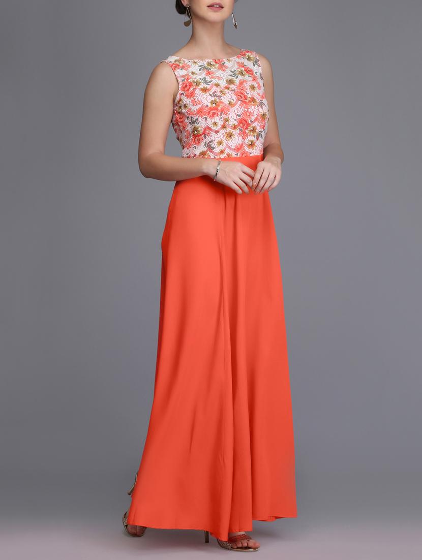 floral lace maxi dress - 15726267 - Zoom Image - 2