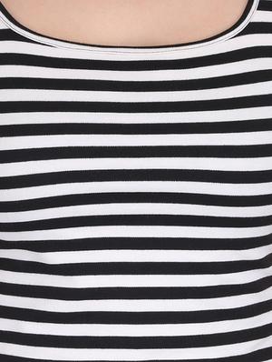 monochrome striped tank top - 15726291 - Standard Image - 5
