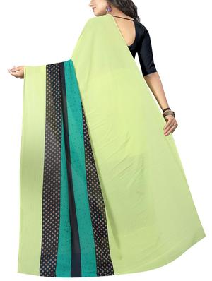 geometrical printed saree with blouse - 15726332 - Standard Image - 2