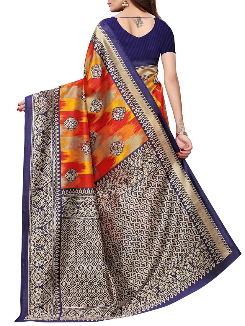 contrast border mysore silk saree with blouse - 15726351 - Zoom Image - 2