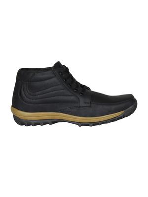 black leatherette low ankle boots - 15726574 - Standard Image - 2