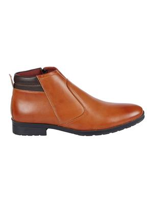 tan leatherette formal slip ons - 15726584 - Standard Image - 2