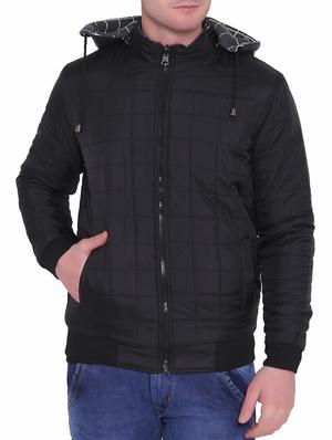 grey polyester blend casual jacket - 15726589 - Standard Image - 2