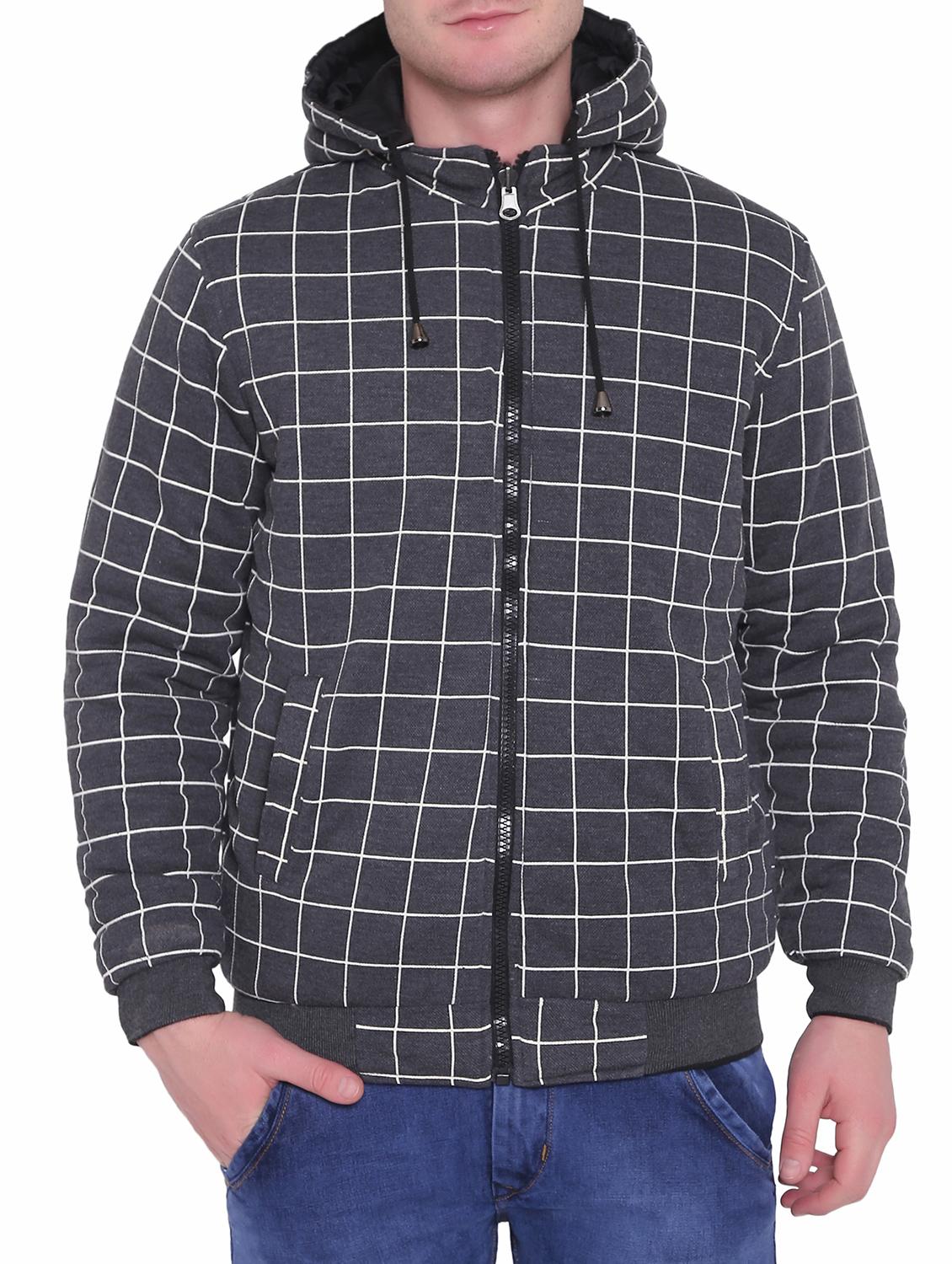 grey polyester blend casual jacket - 15726589 - Zoom Image - 5