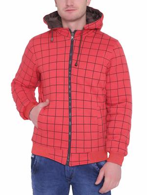 red polyester blend reversible jacket - 15726590 - Standard Image - 2