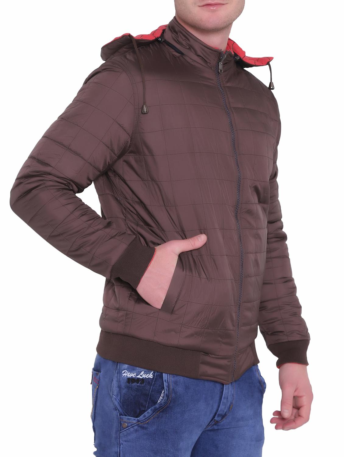 red polyester blend reversible jacket - 15726590 - Zoom Image - 5