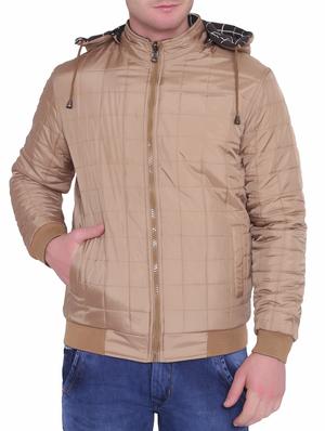 brown polyester blend reversible jacket - 15726591 - Standard Image - 2