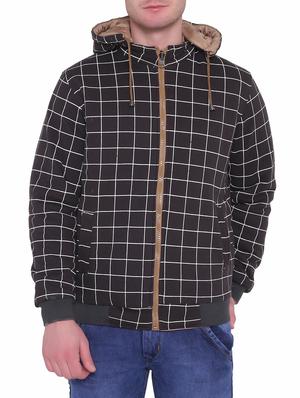 brown polyester blend reversible jacket - 15726591 - Standard Image - 5