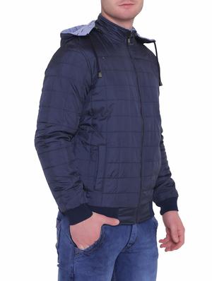 blue polyester blend reversible jacket - 15726593 - Standard Image - 5