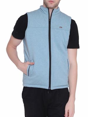 navy blue polyester blend reversible jacket - 15726596 - Standard Image - 5