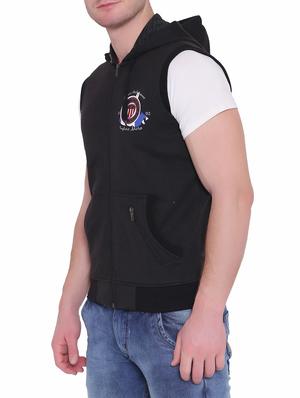 black cotton sweatshirt - 15726597 - Standard Image - 2