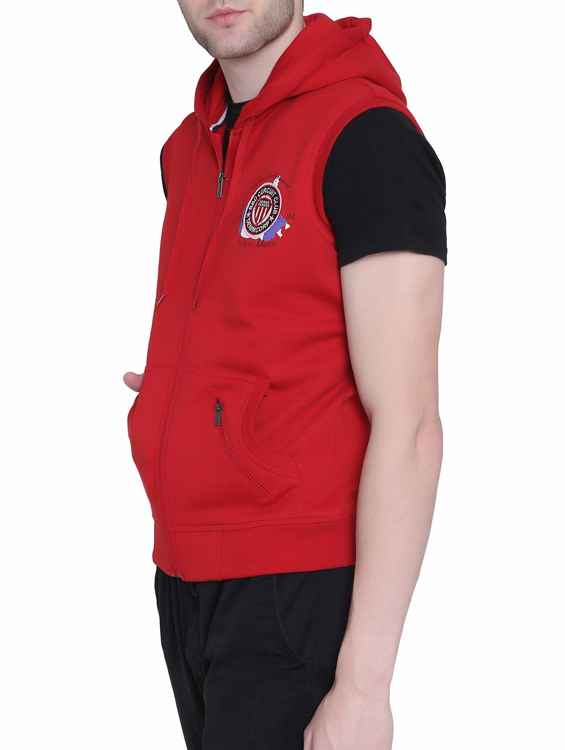 red cotton sweatshirt - 15726599 - Zoom Image - 2