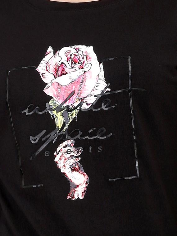 graphic print long sleeved tee - 15726859 - Zoom Image - 5