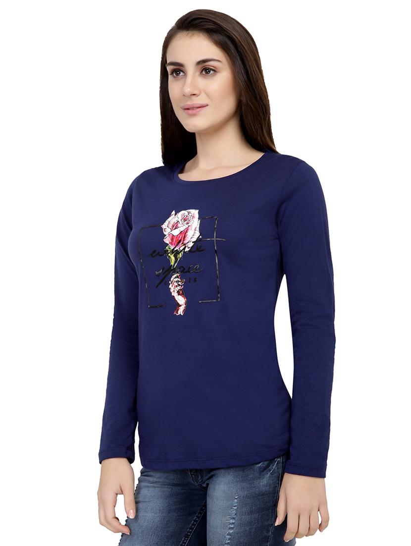 graphic print long sleeved tee - 15726860 - Zoom Image - 2