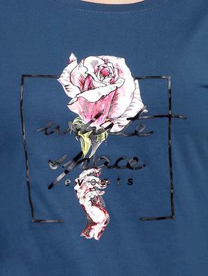 graphic print long sleeved tee - 15726861 - Standard Image - 5