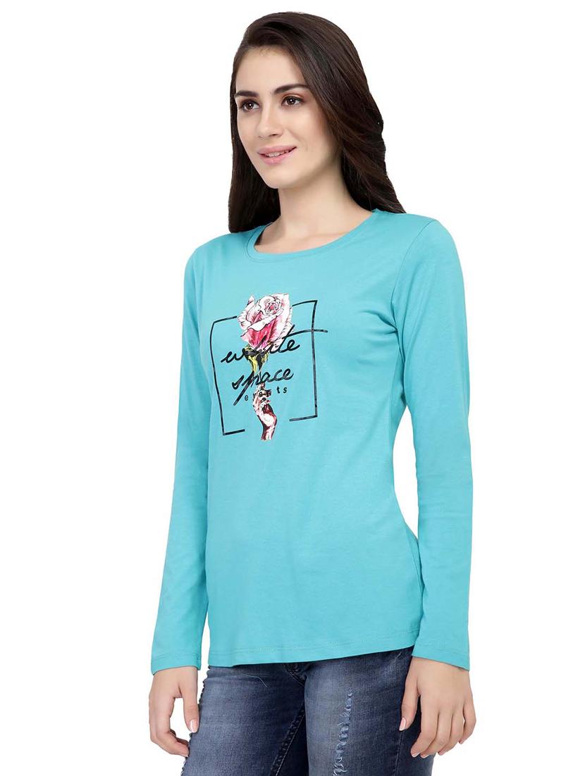 graphic print long sleeved tee - 15726862 - Zoom Image - 2