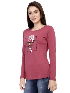 graphic print long sleeved tee - 15726864 - Standard Image - 2