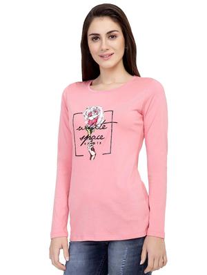 graphic print long sleeved tee - 15726865 - Standard Image - 2
