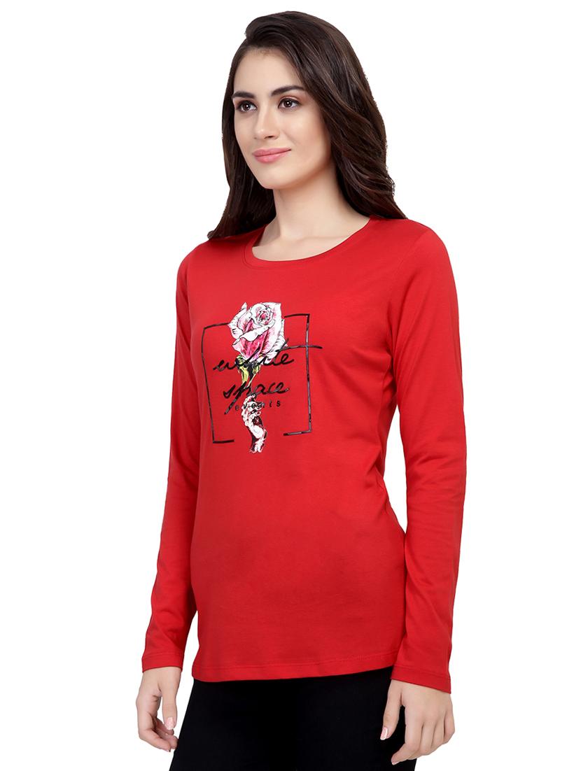 graphic print long sleeved tee - 15726866 - Zoom Image - 2