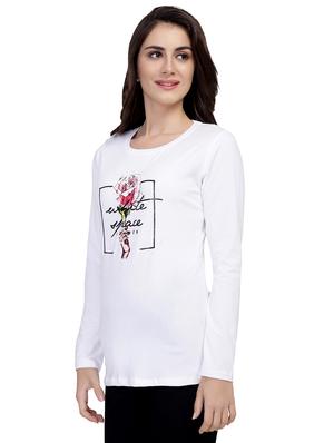 graphic print long sleeved tee - 15726867 - Standard Image - 2