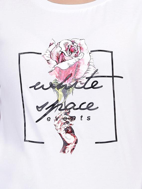 graphic print long sleeved tee - 15726867 - Zoom Image - 5