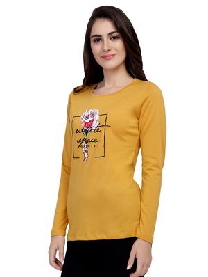 graphic print long sleeved tee - 15726868 - Standard Image - 2