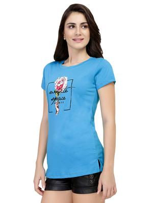 graphic print short sleeved tee - 15726874 - Standard Image - 2