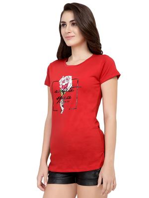 graphic print short sleeved tee - 15726877 - Standard Image - 2