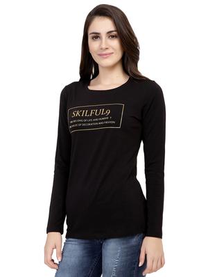 slogan print long sleeved tee - 15726880 - Standard Image - 2