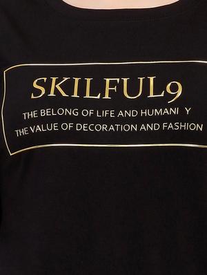 slogan print long sleeved tee - 15726880 - Standard Image - 5