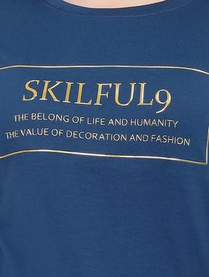 slogan print long sleeved tee - 15726881 - Standard Image - 5