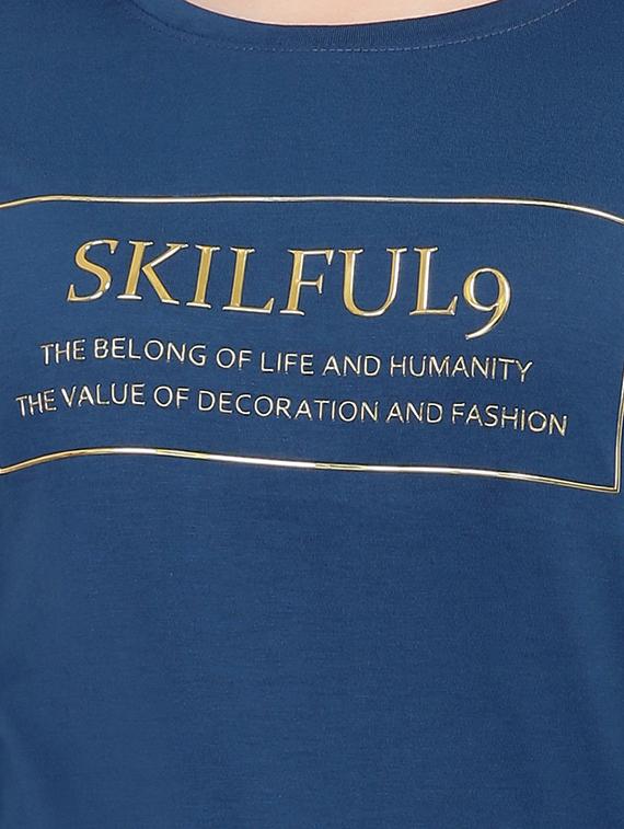 slogan print long sleeved tee - 15726881 - Zoom Image - 5