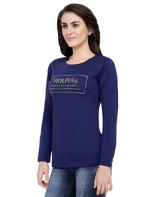 slogan print long sleeved tee - 15726882 - Standard Image - 2